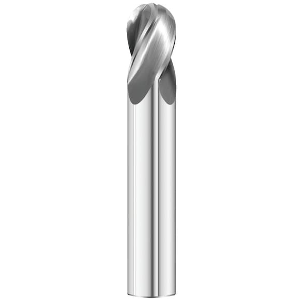 Fullerton Tool 4-Flute - 30 Degree Helix - 3200 GP End Mills, RH Spiral, Ball, Stub, 92110 - main